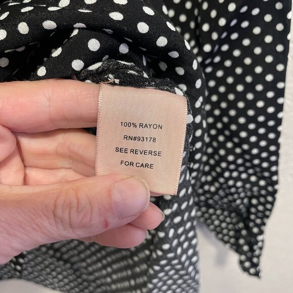 Philosophy Polka Dot Blouse Small - Picture 5 of 6